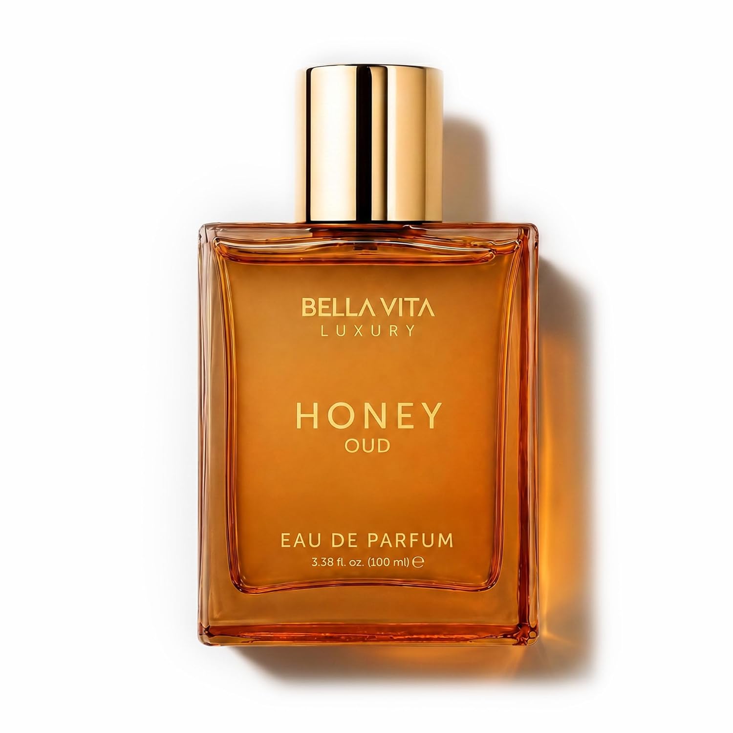 Title: BellaVita Luxury Honey Oud Eau de Parfum 100ml (3.4 fl oz) – Unisex Long-Lasting Fragrance with Honey, Bergamot, Oud & Amber Notes | Premium Gift for Women & Men