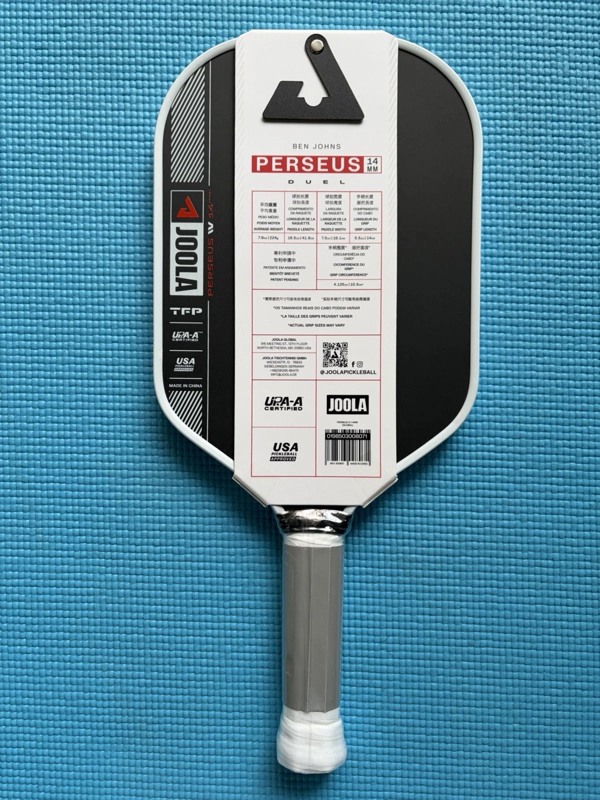New JOOLA Ben Johns Perseus Pro IV 14mm Pickleball Paddle Sealed Grip