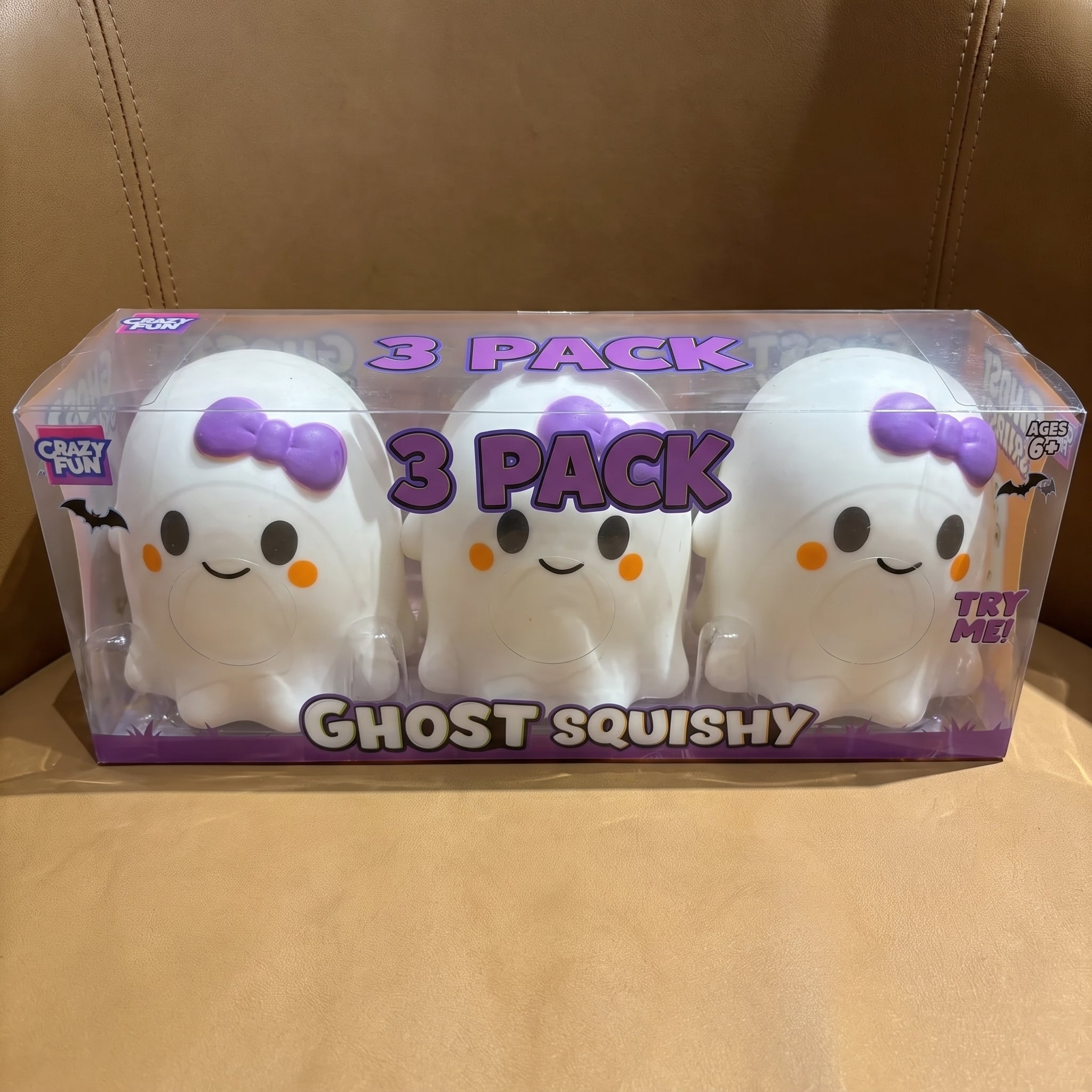 Ghost Squishy Toy Slow Rising - Cute Kawaii Girl Ghost Squishy for Stress Relief, Anxiety & Sensory Play - RMS Halloween Squishy